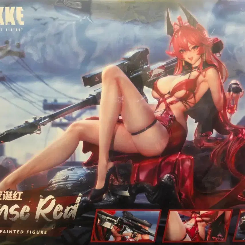 [BUNJANG] Hobby Sakura Goddess of Victory: Nikke Red Hood Nonsense Red &amp; Acrylic 1/4 Scale Figure / 하비사쿠라 승리의 여신 니케 레드후드 넌센스레드&amp;아크릴 1/4 스케일 피규어