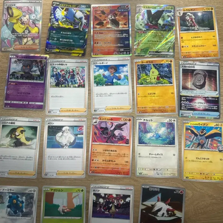 [BUNJANG] Pokemon Card Japanese Set - Moyeramo SR, Mega Absol RR, Mascarana RR, etc. / 일판(일본판) 포켓몬카드 일괄로 팝니다