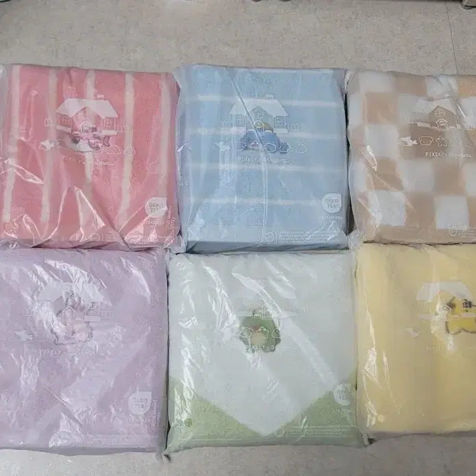 [BUNJANG] Pixelie Songwol Towel Bundle / 픽셀리 송월타월 수건 일괄(수수료 포함)