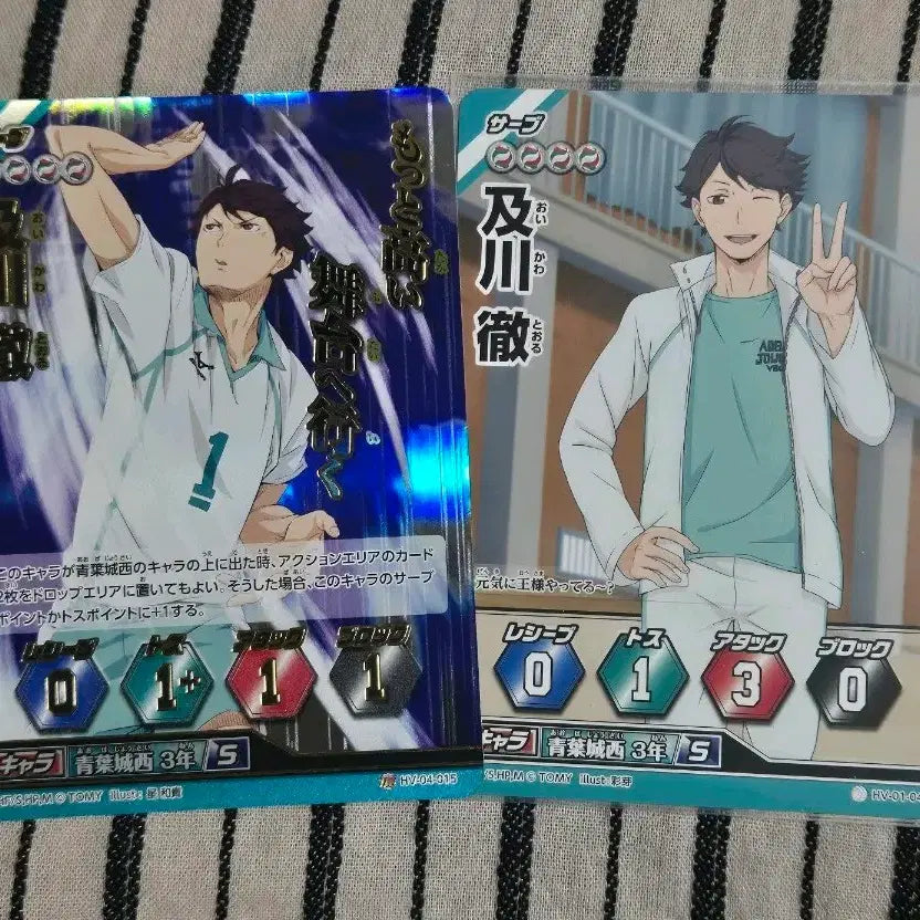 [BUNJANG] Haikyuu!! Toru Oikawa Character Card Set (2 Types) / 하이큐 바보카 카드 오이카와 토오루 2종