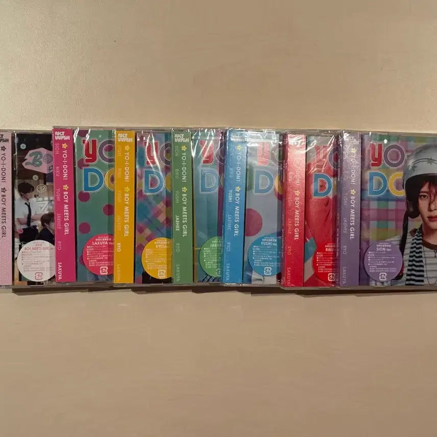 [BUNJANG] NCT WISH Japan "YO-I-DON! / BOY MEETS GIRL" Single 8 Type Set (Sealed) / [미개봉] 엔시티위시 요이동 일본 싱글 8종 세트