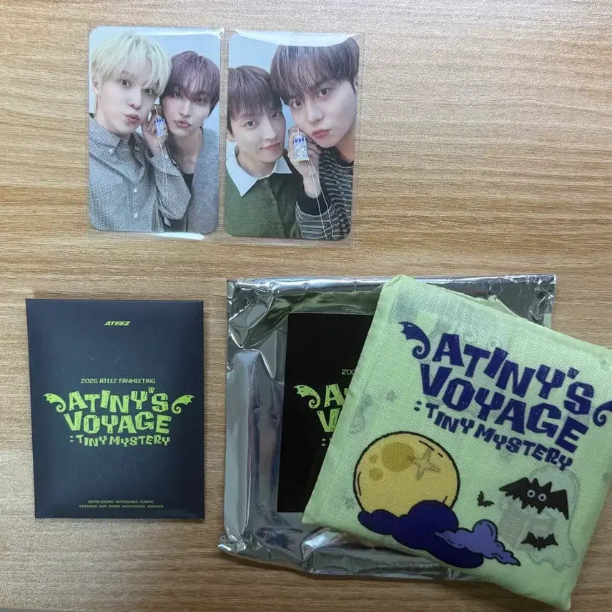 [BUNJANG] ATEEZ TINY ZONE Photocard Set + Baku Bag + Unit Photocard Bundle Set / 에이티즈 티니존 포카세트+바쿠백+유닛포카 일괄