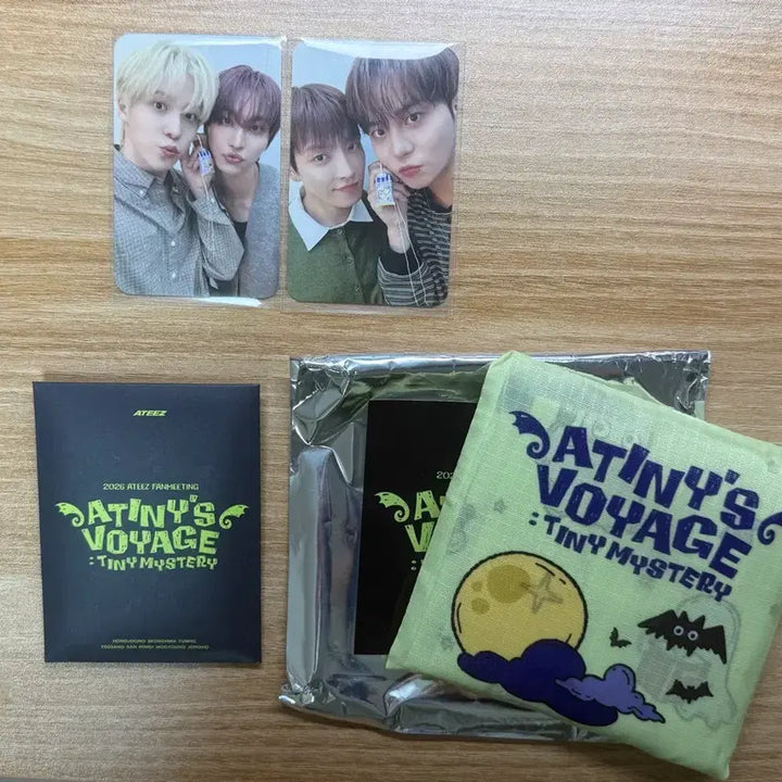 [BUNJANG] ATEEZ TINY ZONE Photocard Set + Baku Bag + Unit Photocard Bundle Set / 에이티즈 티니존 포카세트+바쿠백+유닛포카 일괄