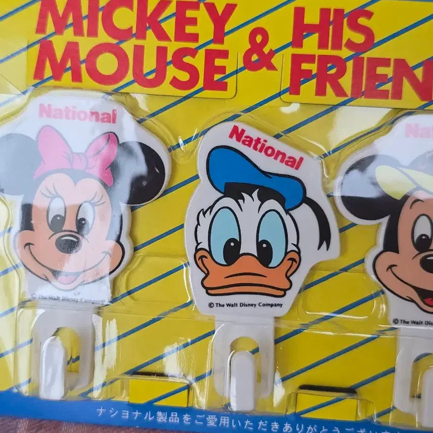 [BUNJANG] Mickey, Minnie, Donald Duck National Hook / 미키 미니 도날드덕 National 후크