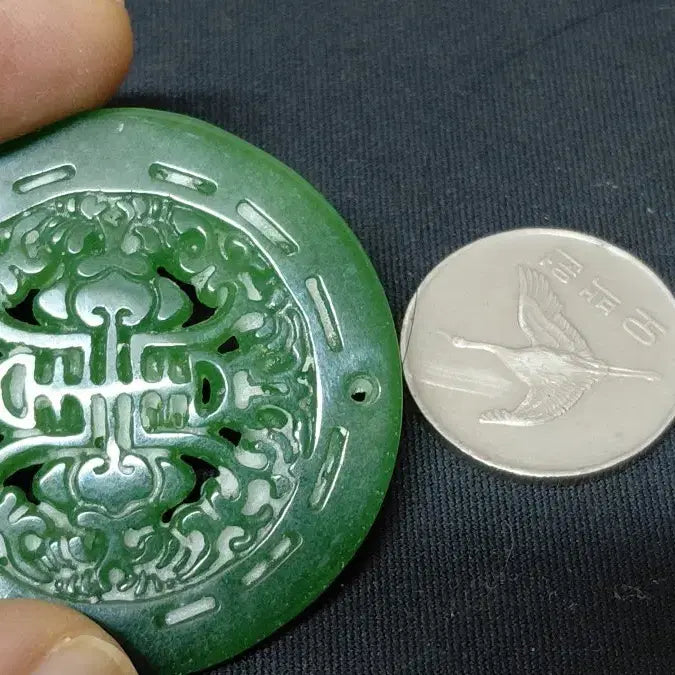 [BUNJANG] Jade Carved Pendant / 비취 보석조각 패 판매자 소장품 한시할인