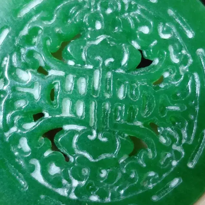 [BUNJANG] Jade Carved Pendant / 비취 보석조각 패 판매자 소장품 한시할인