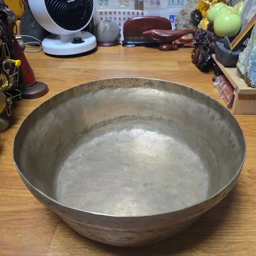 [BUNJANG] Original Bangjja Brass Bowl / 골동품) 오리지널 방짜 놋푼주/ 놋그릇