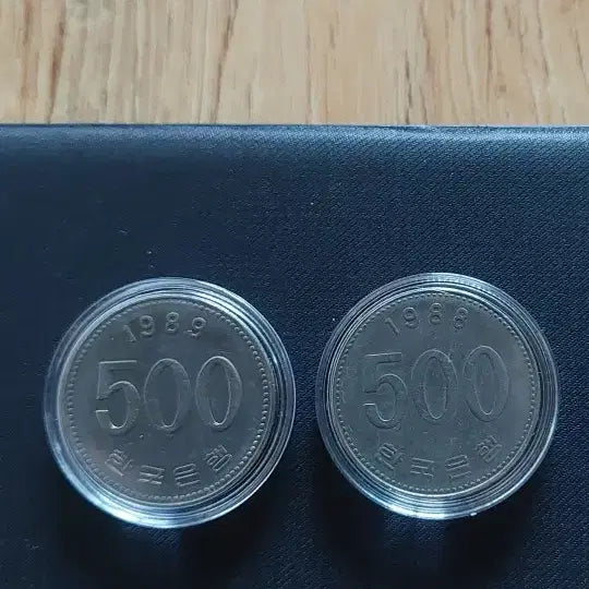 [BUNJANG] 1988 &amp; 1989 500 Won Coin Bundle (73 pcs) / 1988년  1989년 500원 동전
