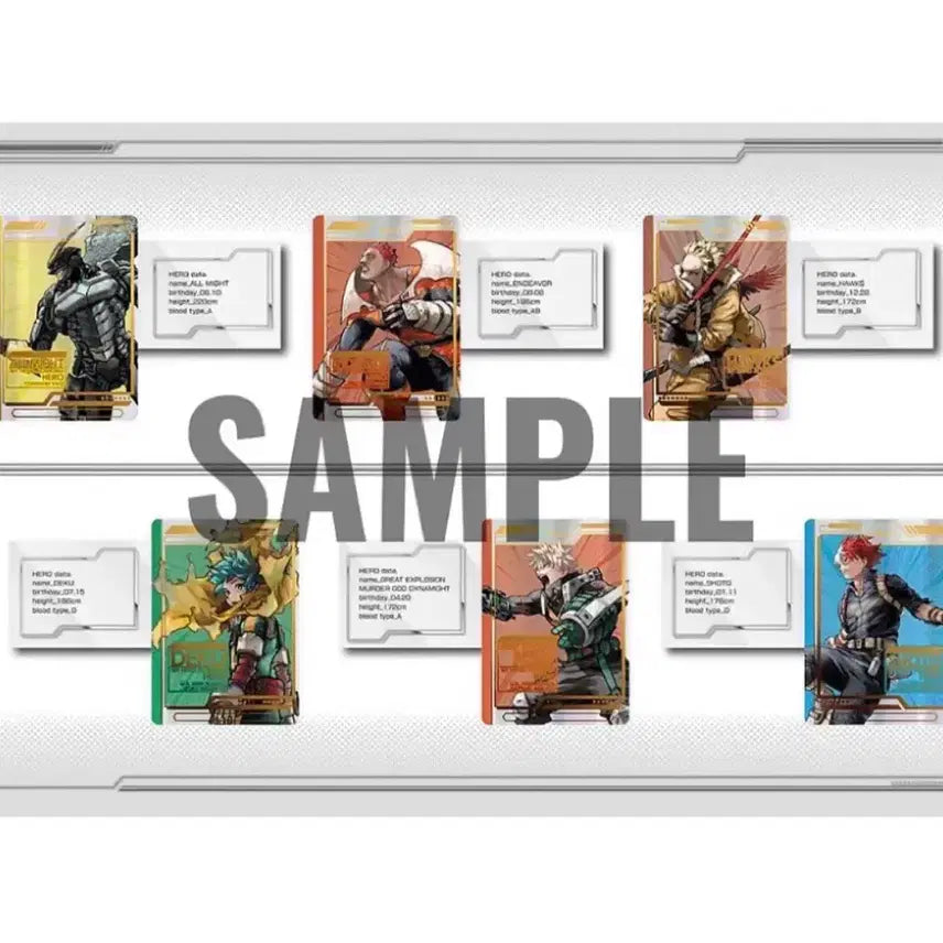 [BUNJANG] My Hero Academia Art Exhibition Poster + POB Card / 나히아 원화전 포스터 + 특전 카드