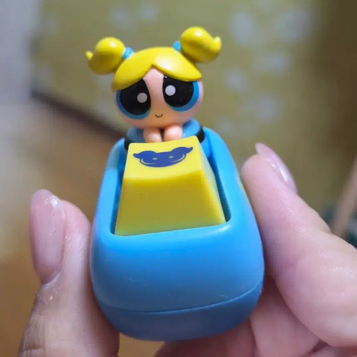 [BUNJANG] Powerpuff Girls Glitter Bubble Keycap / 파워퍼프걸 키캡 반짝 눈 버블