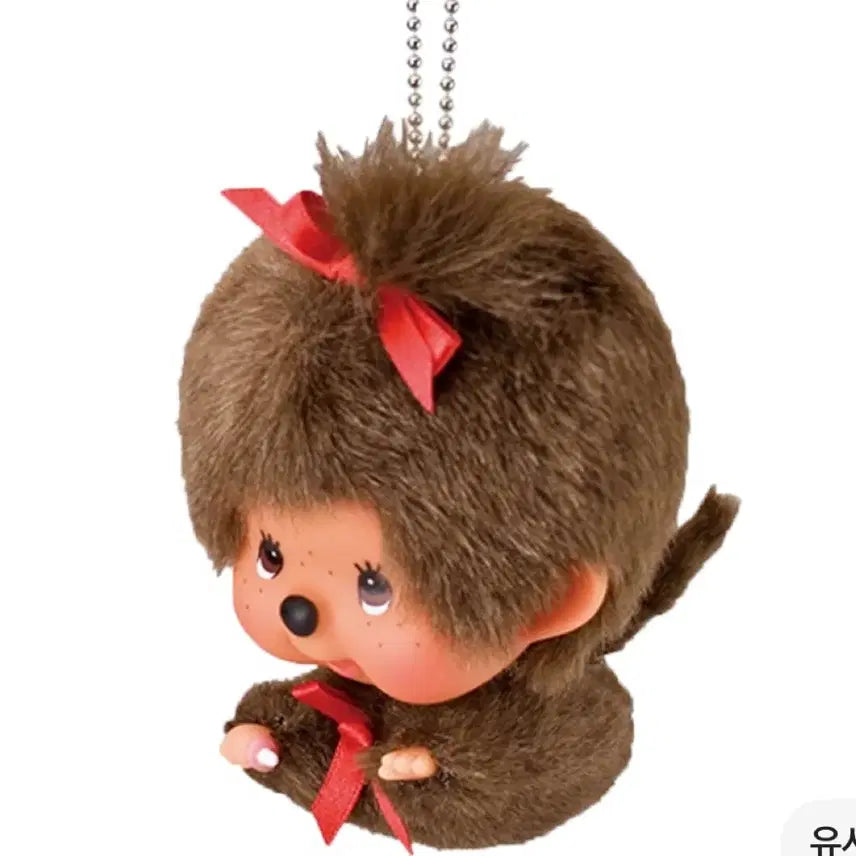 [BUNJANG] Monchhichi Fly! Big Head Monchhichi Girl Keychain / 몬치치 플라이! 빅헤드 몬치치 키체인 걸
