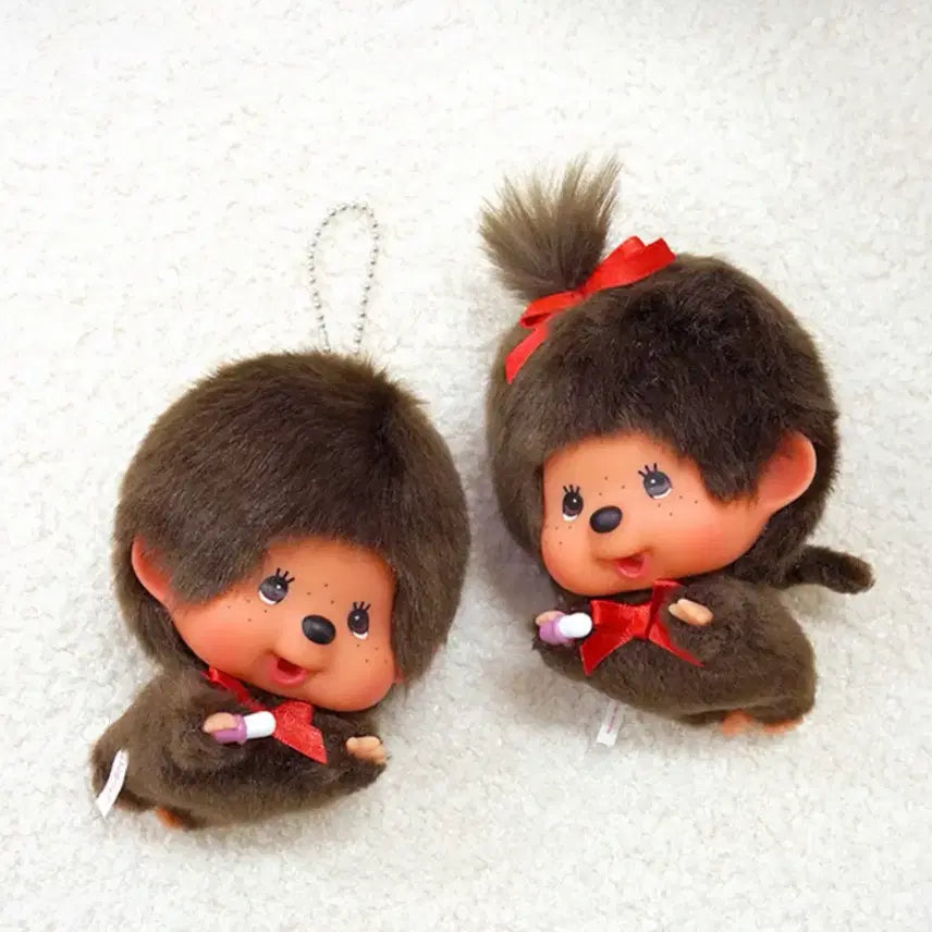 [BUNJANG] Monchhichi Fly! Big Head Monchhichi Girl Keychain / 몬치치 플라이! 빅헤드 몬치치 키체인 걸