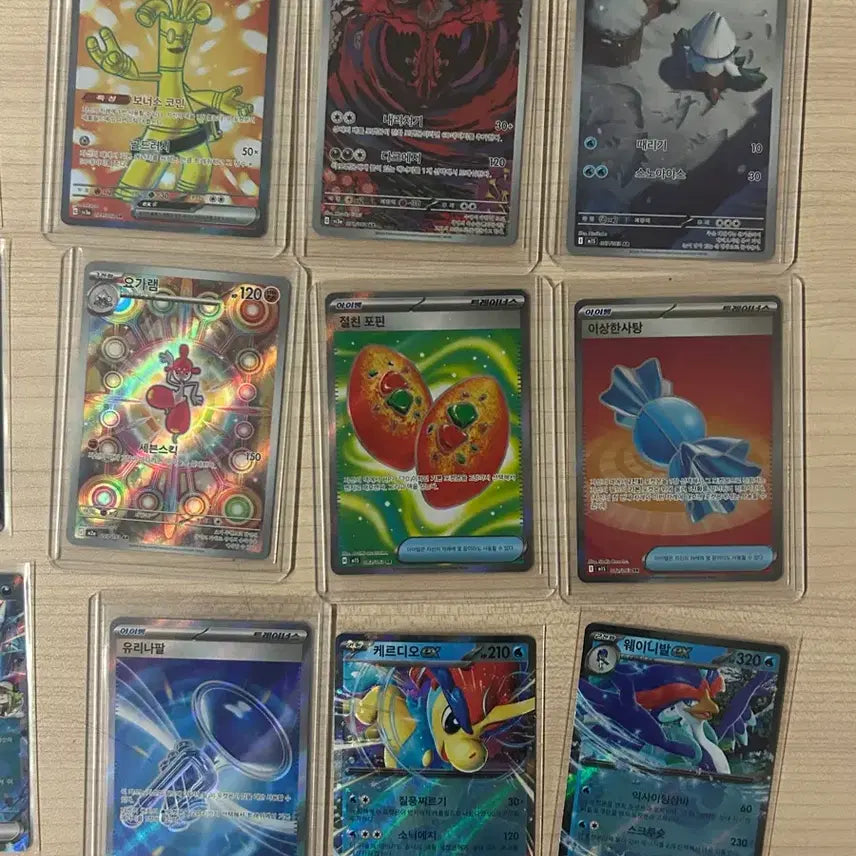 [BUNJANG] Chirachino, Dragonite, Hisuian Decidueye, Greninja Japanese SAR/EX Cards Bundle Set / 치라치노 일판 SAR, 망나뇽 일판 MA, 히스이 대검귀 SAR, 개굴닌자 일판 EX 등 일괄 15(sr까진 탑로더, rr부턴 슬리브만)