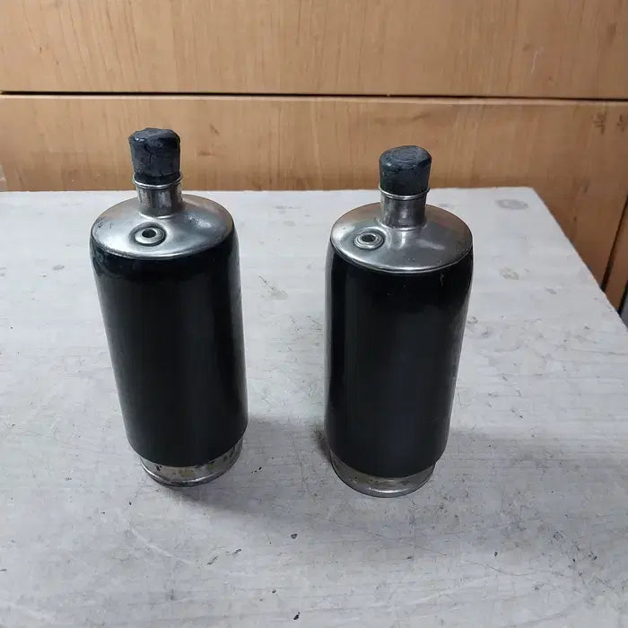 [BUNJANG] Vintage Japanese Stainless Steel Hot Water Bottle (2 pcs) / 1950 일제 스테인리스 유탕포 2점 /휴대용 손난로 - 주의 사항