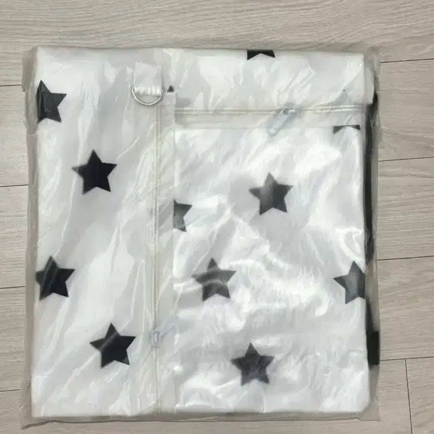 [BUNJANG] Star White Transparent Gym Sack Ita Bag / (새상품) 별 화이트 투명 짐색 이타백 덕질가방 콘서트가방