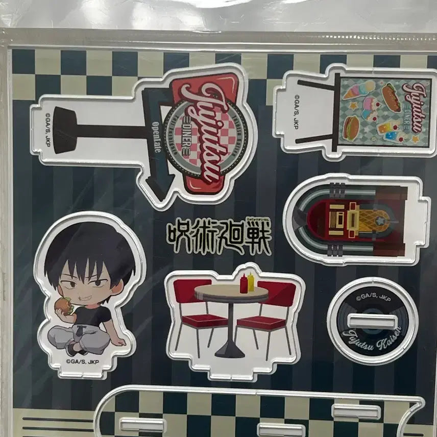 [BUNJANG] Jujutsu Kaisen Toji Fushiguro Diner Ver. Mini Acrylic Diorama / 후시구로 토우지 디오라마 아크릴