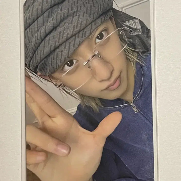 [BUNJANG] LNGSHOT Woojin Photocard Soundwave POB / LNGSHOT롱샷 우진 포카 사운드웨이브 특전 미공포 안경