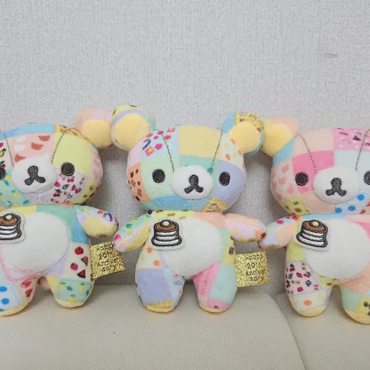 [BUNJANG] Rilakkuma 20th Anniversary Pastel Patchwork Doll / 리락쿠마 20주년 기념 파스텔 패치워크