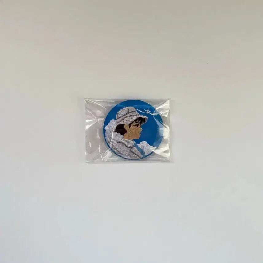 [BUNJANG] Ghibli The Wind Rises Jiro Horikoshi Embroidered Badge / 지브리 바람이 분다 호리코시 지로 자수 뱃지