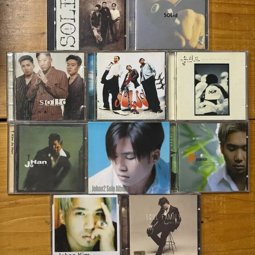 [BUNJANG] Solid 1st - 4th Album &amp; Live &amp; Kim Jo-han CD Collection / 솔리드 1집~4집 &amp; 라이브 &amp; 김조한 시디 모음