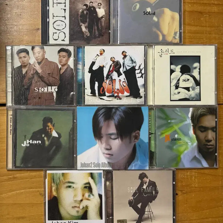 [BUNJANG] Solid 1st - 4th Album &amp; Live &amp; Kim Jo-han CD Collection / 솔리드 1집~4집 &amp; 라이브 &amp; 김조한 시디 모음