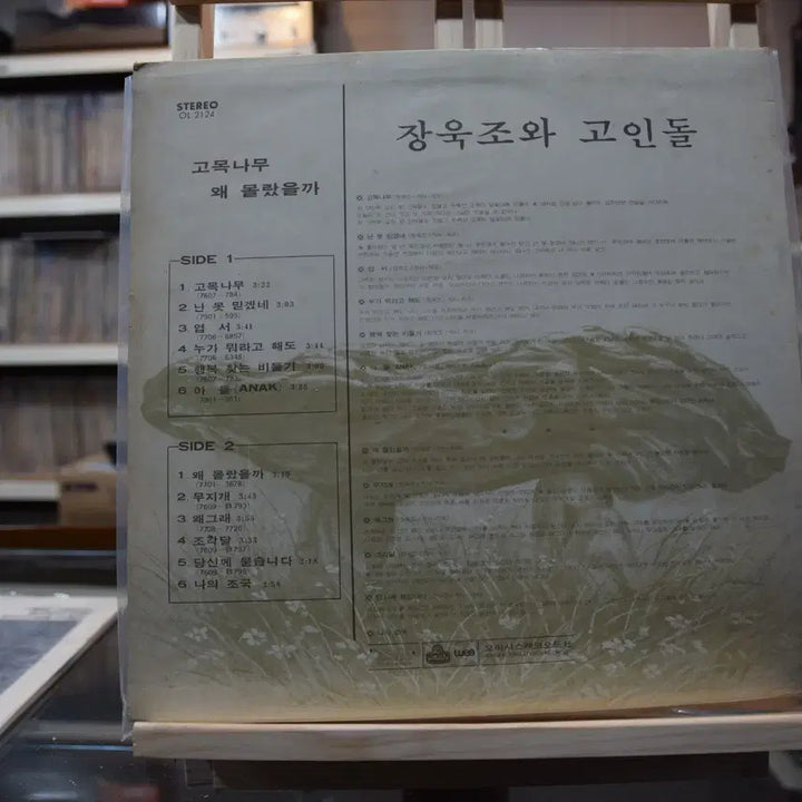 [BUNJANG] Jang Wookjo &amp; Goindol Why Did I Not Know? Vinyl Record (Near Mint) / 장욱조와 고인돌 니어민트 : 왜몰랐을까