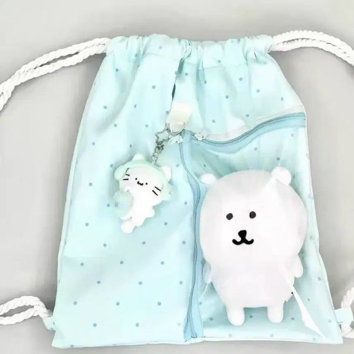 [BUNJANG] Blue Dot Transparent Ita Bag Concert Bag / (새상품) 블루 도트 투명 짐색 이타백 덕질가방 콘서트가방