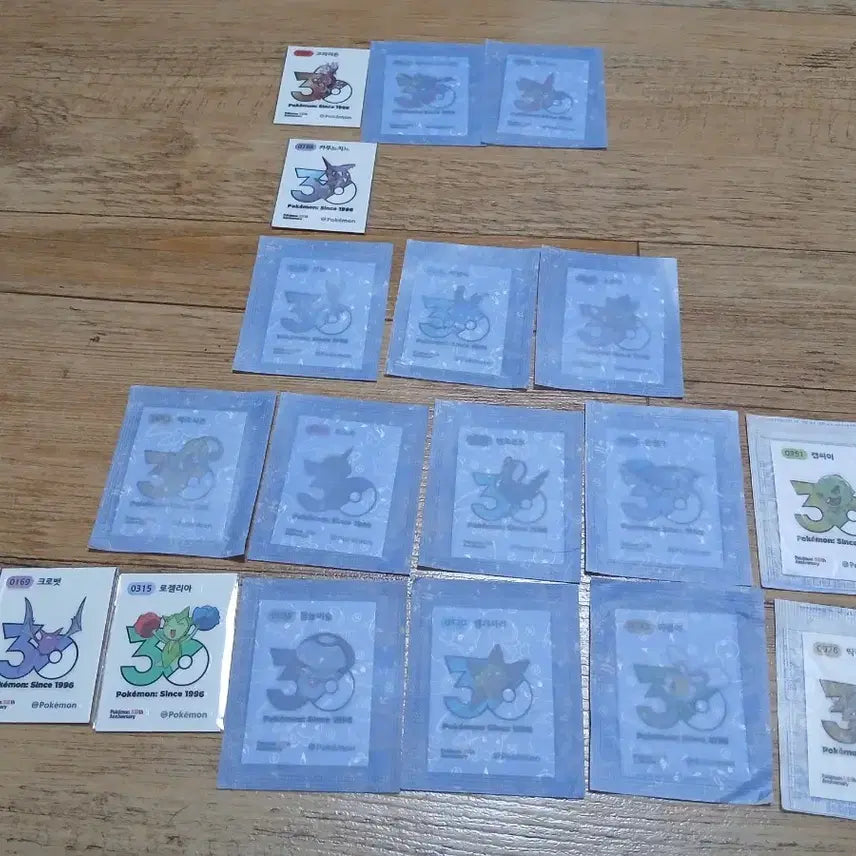 [BUNJANG] Pokemon 1013 Types Logo Seal / 포켓몬 띠부씰 1013종 로고씰 판매