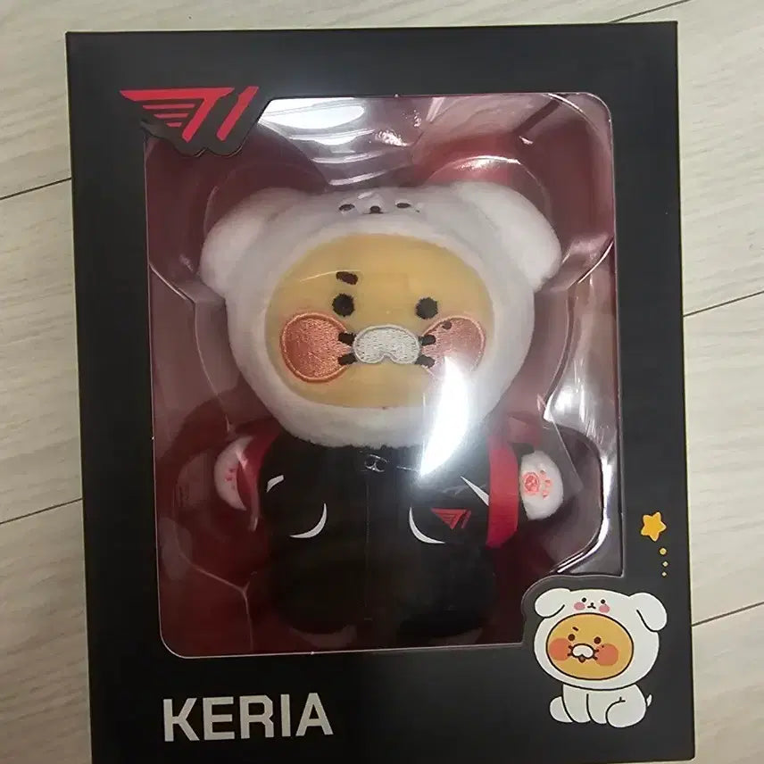 [BUNJANG] T1 Keria Kakao Friends Doll (Sealed) with Photocard / [미개봉]케리아 Keria T1 카카오프렌즈 인형 티원 포카 포함