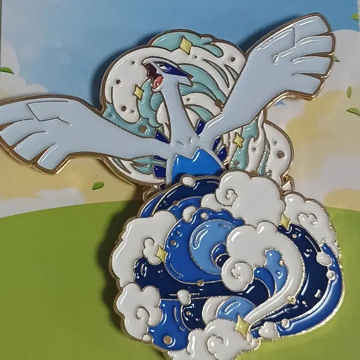 [BUNJANG] Isak Toast Pokemon Random Metal Badge - Lugia (Secret) / 이삭토스트 포켓몬스터 랜덤 메탈 뱃지-루기아(시크릿)