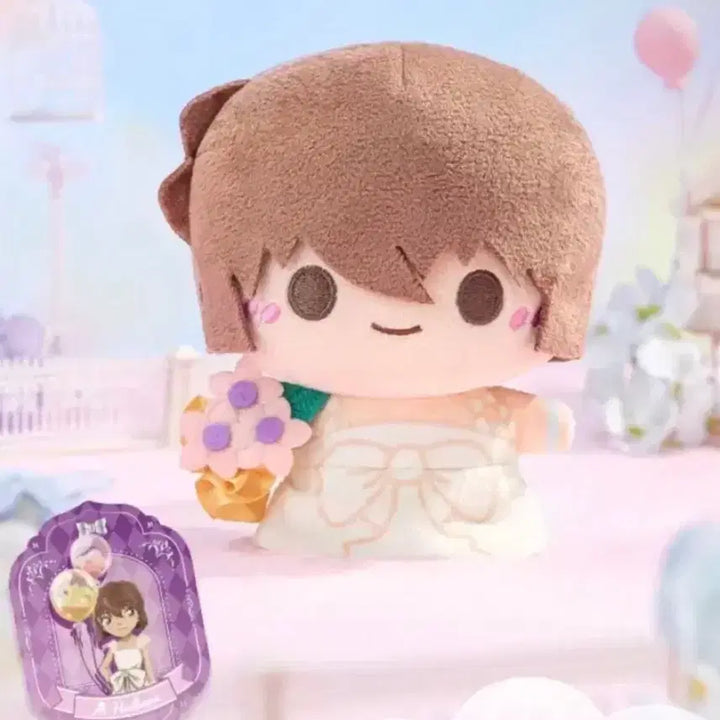[BUNJANG] Detective Conan 30th Anniversary Wedding Nui Plush Toy - Ai Haibara / [미개봉]명탐정 코난 30주년 기념 웨딩누이 봉제 인형 하이바라 아이 홍장미