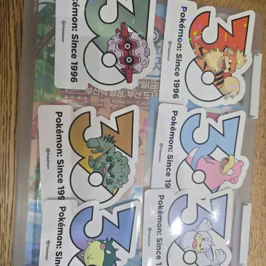 [BUNJANG] Pokemon 30th Anniversary Sticker Trading / 포켓몬 30주년 스티커 교환