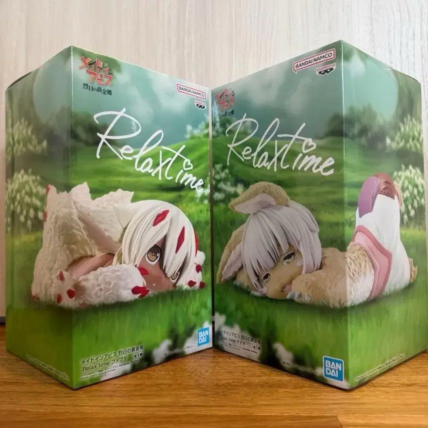 [BUNJANG] Made in Abyss Relax Time Faputa &amp; Nanachi Figure Set / 메이드 인 어비스 Relax time 파프타&amp;나나치 피규어 세트