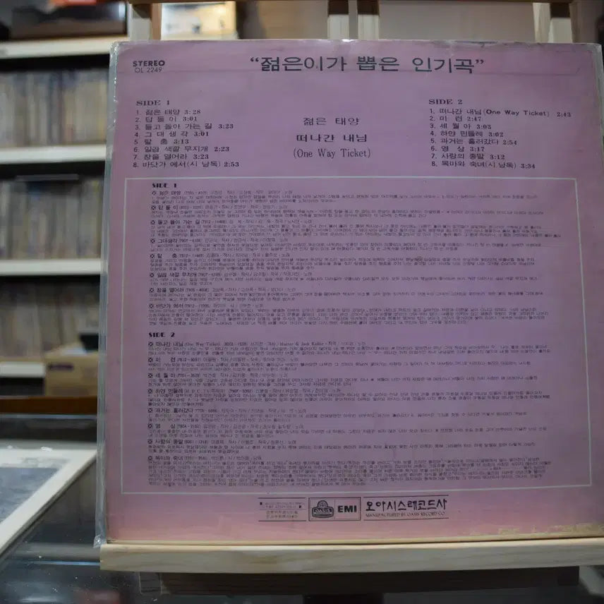 [BUNJANG] BIGBANG TAEYANG "RISE" LP Album (Mint Condition) / 젊은이가 뽑은 인기곡 민트 : 젊은태양