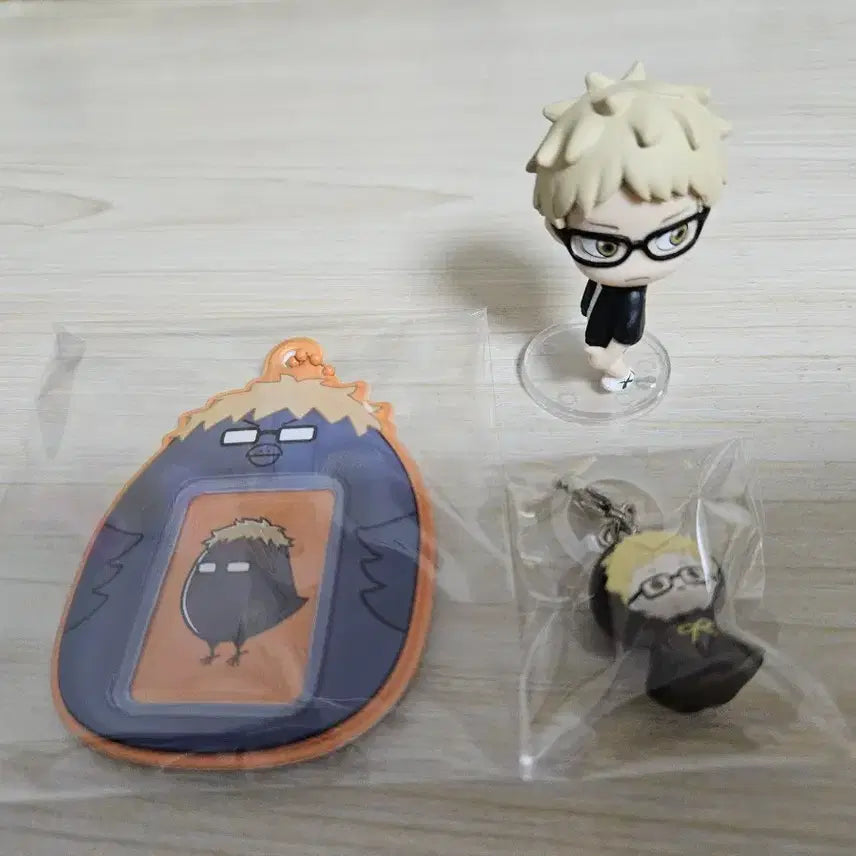 [BUNJANG] Haikyuu!! Tsukishima Kei Gacha Keychains Bundle Set / 하이큐 츠키시마 케이 가챠 일괄