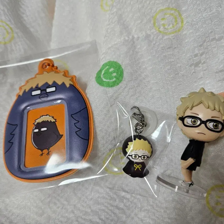 [BUNJANG] Haikyuu!! Tsukishima Kei Gacha Keychains Bundle Set / 하이큐 츠키시마 케이 가챠 일괄