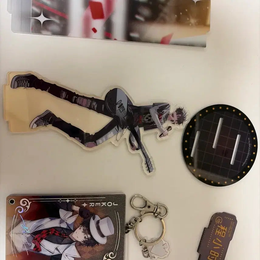 [BUNJANG] Qingxiaozi Acrylic Stand &amp; Keyring Bundle Set / 청샤오시 아크릴 스탠드&amp;키링 일괄 판매해요!