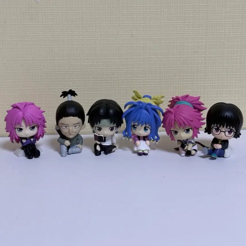 [BUNJANG] Hunter x Hunter Suwaraseta 6-Piece Figure Set / [급전] 헌터헌터 스와라세타이 6종 일괄판매