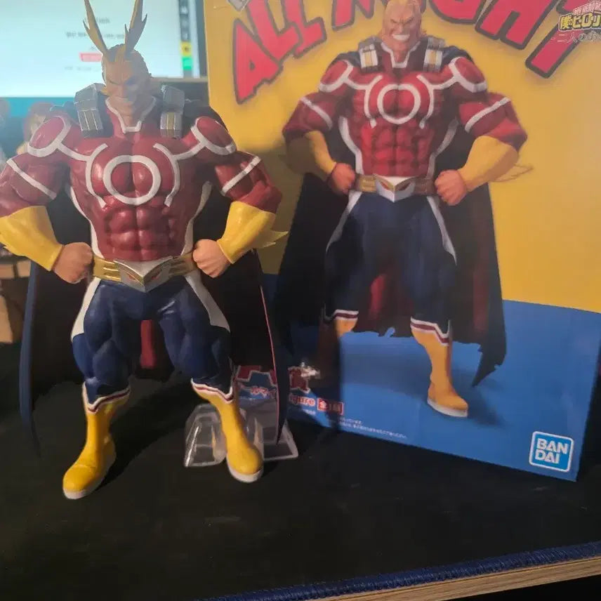 [BUNJANG] All Might Figure A Prize Unsealed Display / 택포 올마이트 a상 개봉전시