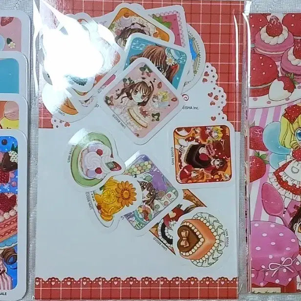 [BUNJANG] Dreamtale Pastry Chef Starter Set Postcard &amp; Flake Seal Bundle with 4 Exclusive Bonus Cards / 꿈빛파티시엘 스타터 세트 일부(엽서/플레이크 씰)+특전 4장 일괄 판매