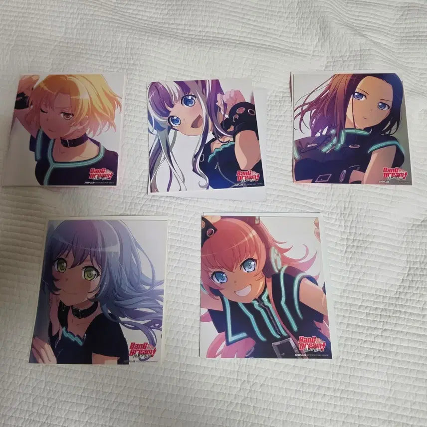 [BUNJANG] BanG Dream! Film Live 2nd Stage Celary Art Special Set (RAS Rei Aoi Suriren) 5 Types Bundle Set / 영화 뱅드림 필름 라이브 세컨드 스테이지 색지 특전 (라스 RAS 레이즈 어 스이렌) 5종 일괄