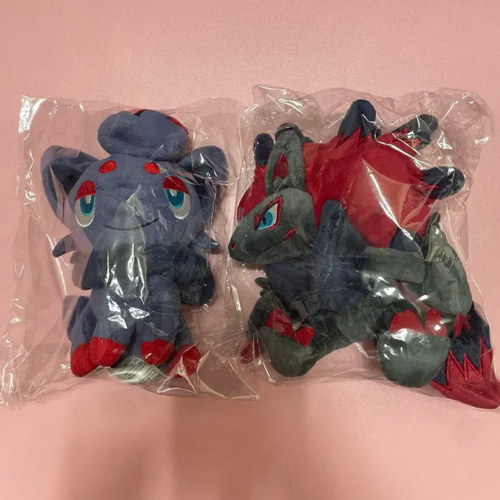 [BUNJANG] Zoroark &amp; Zorua Plush Doll Bundle Set / 일괄) 포켓몬 조로아 조로아크 fit 봉제 인형