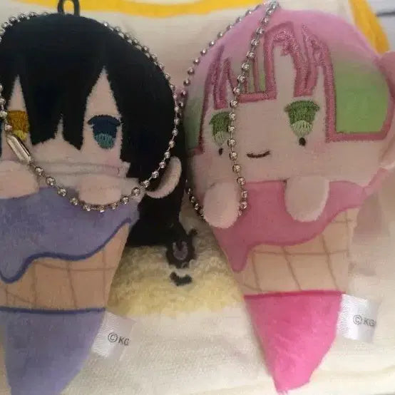 [BUNJANG] Demon Slayer Obanai Mitsuri Tapestry Plush Bundle Set / 귀멸의 칼날 타피누이 오바나이 미츠리 일괄판매