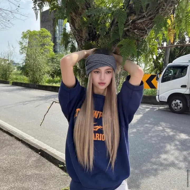 [BUNJANG] NewJeans BEAMS BOY Hairband / 뉴진스 빔즈보이 헤어밴드