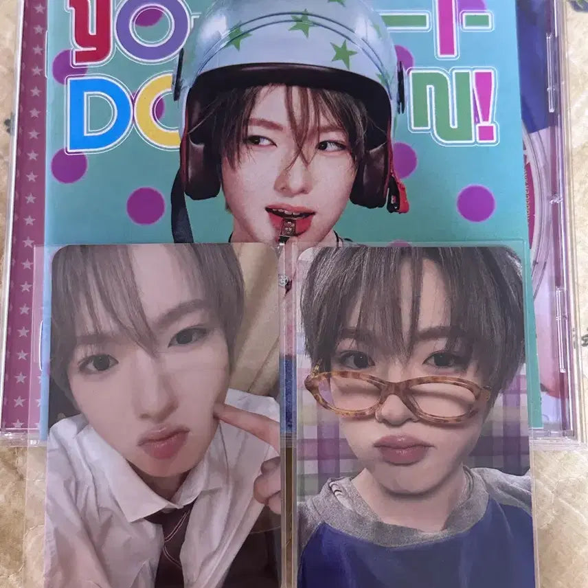 [BUNJANG] Yoidon Sakuya Glasses Set Photocard / 엔시티위시 사쿠야 요이돈 요이동 개인반 일본 앨범 포카 풀셋 스티커 안경