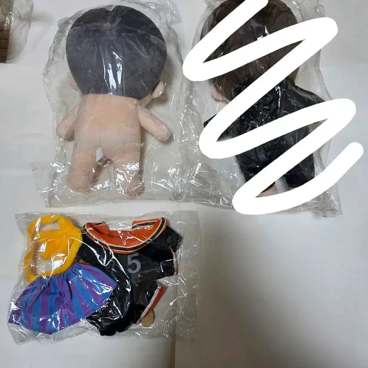 [BUNJANG] Haikyuu!! Custom Plush Doll Tanaka Outfit Headband Uniform Karasuno / 하이큐 속성 솜인형 타나카 옷 머리띠 경기복 카라스노