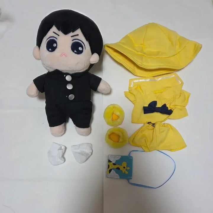 [BUNJANG] Haikyuu!! Karasuno Tobio Kageyama Kindergarten Chick Gakuran Plush / 카라스노 카게야마 토비오 유치원 병아리 모자 가쿠란 하이큐 속성 솜인형