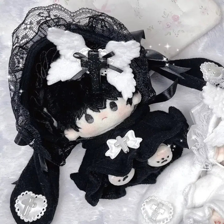 [BUNJANG] 10cm Doll Clothes Magic Bunny Black / 10cm 인형옷 파이어플라이 매직버니 블랙