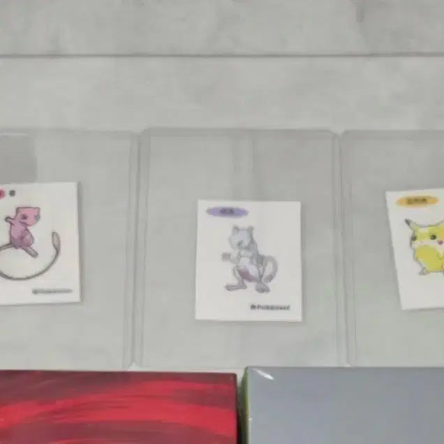 [BUNJANG] Pokemon Artwork Stickers (Tzostickers) - Including Pikachu, Mewtwo, Charizard, Blastoise / 포켓몬 아트워크 피카츄, 뮤츠 포함 띠부씰들 판매