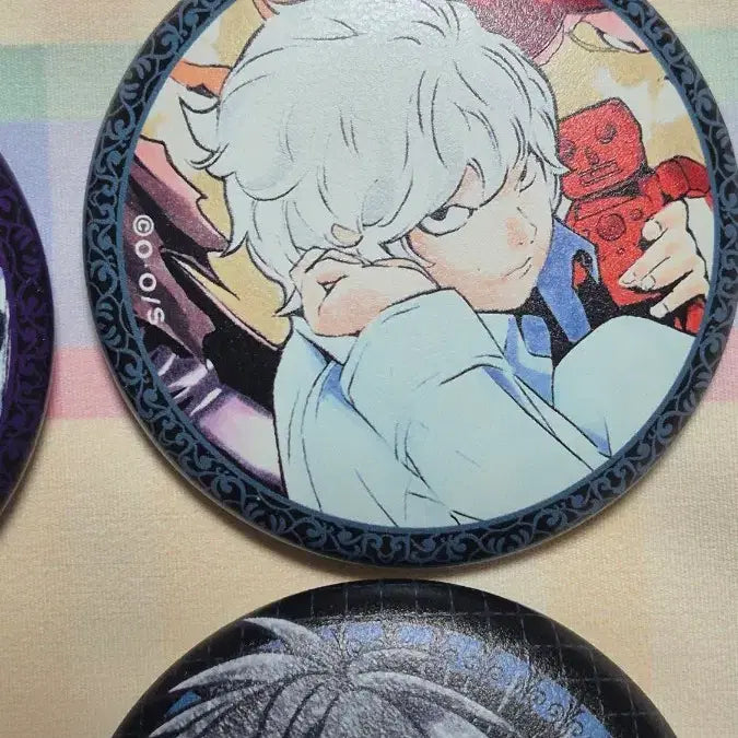 [BUNJANG] Death Note 7-Piece Button Badge Bundle Set / 데스노트 뱃지 7개 일괄